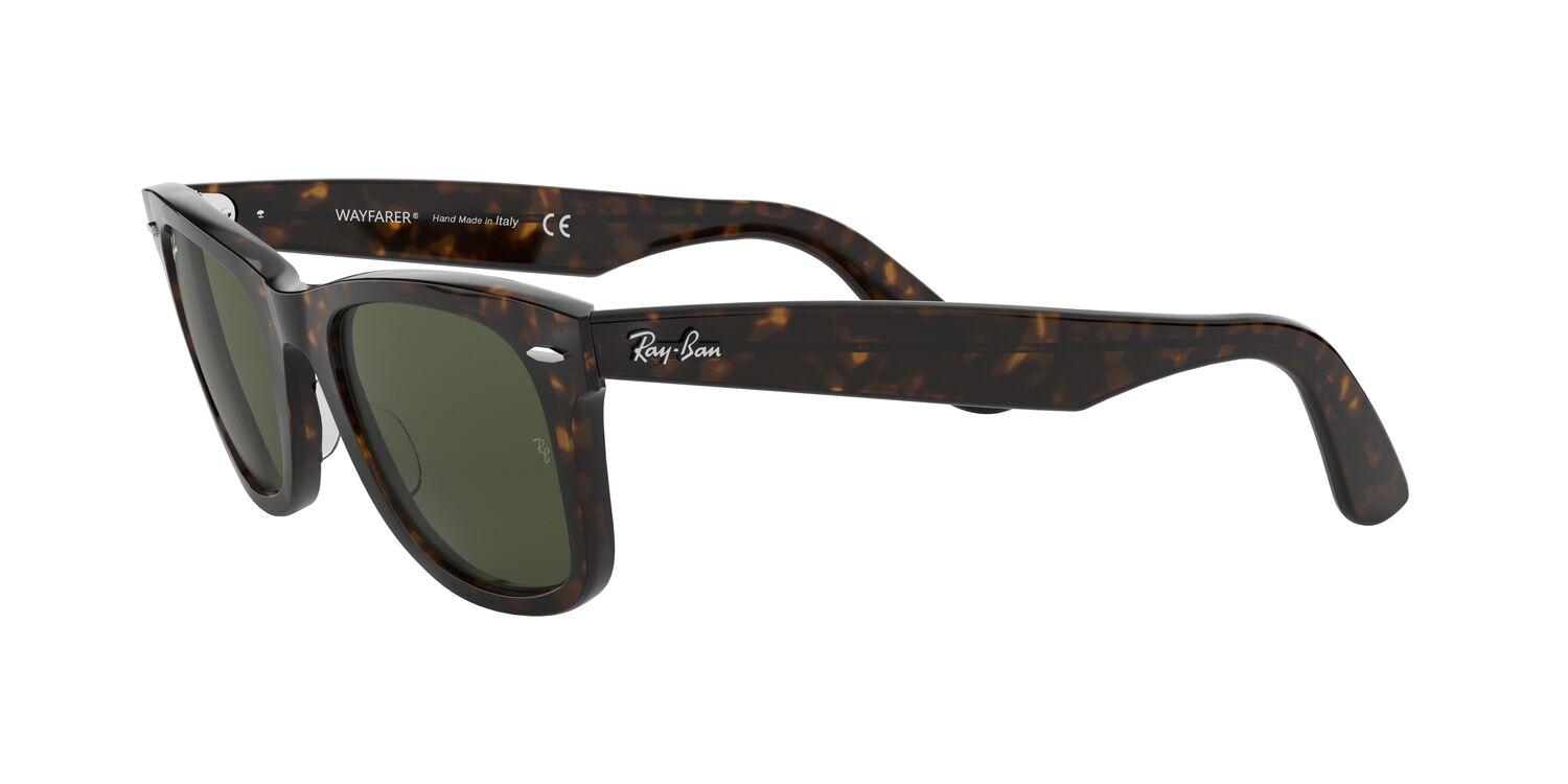 Foto 4 pulgar | Lentes de Sol Wayfarer Classic Tortoise Green Ray-Ban color Verde