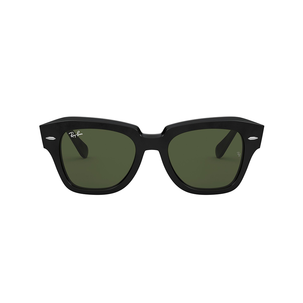 Lente Solar Unisex Ray-Ban Statestreet Marco de Plástico y Gafas Forma Cuadradas