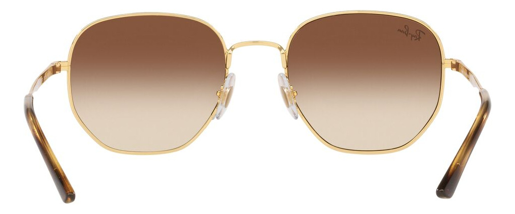 Foto 8 pulgar | Lentes De Sol Dorado Ray-ban