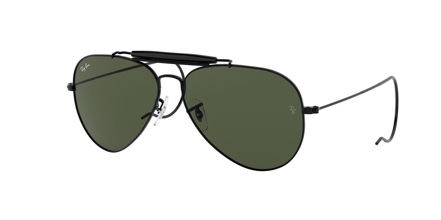 Foto 3 pulgar | Lentes De Sol Outdoorsman I Black Ray-ban