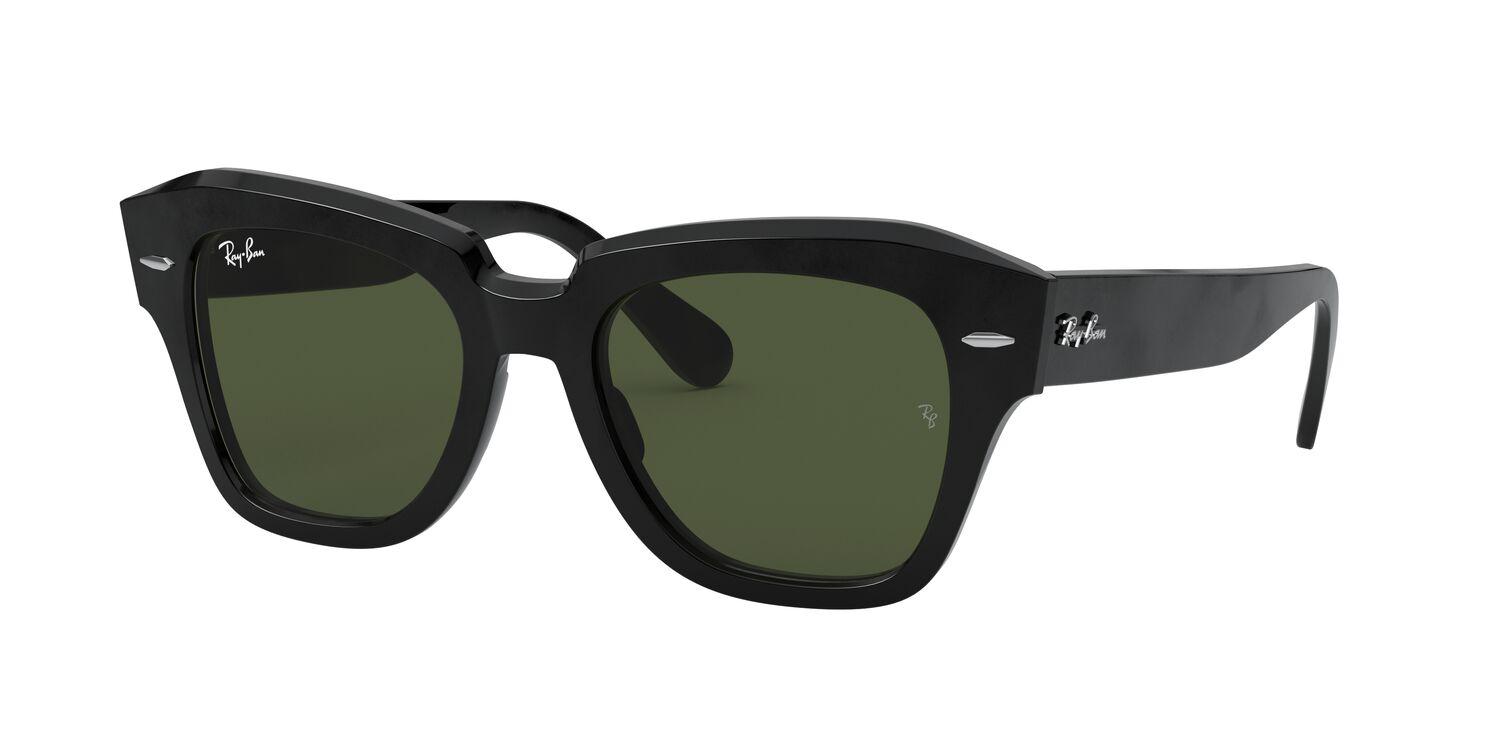 Foto 3 pulgar | Lentes De Sol State Street Black Ray-ban