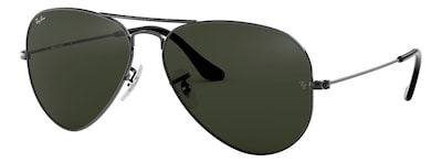 Foto 1 | Lentes De Sol Aviator Plateado Gris Ray-ban
