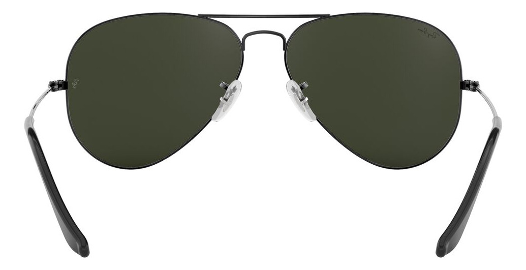 Foto 8 pulgar | Lentes De Sol Aviator Plateado Gris Ray-ban
