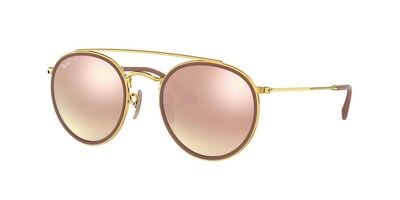 Foto 2 | Lentes De Sol Dorado Ray-ban