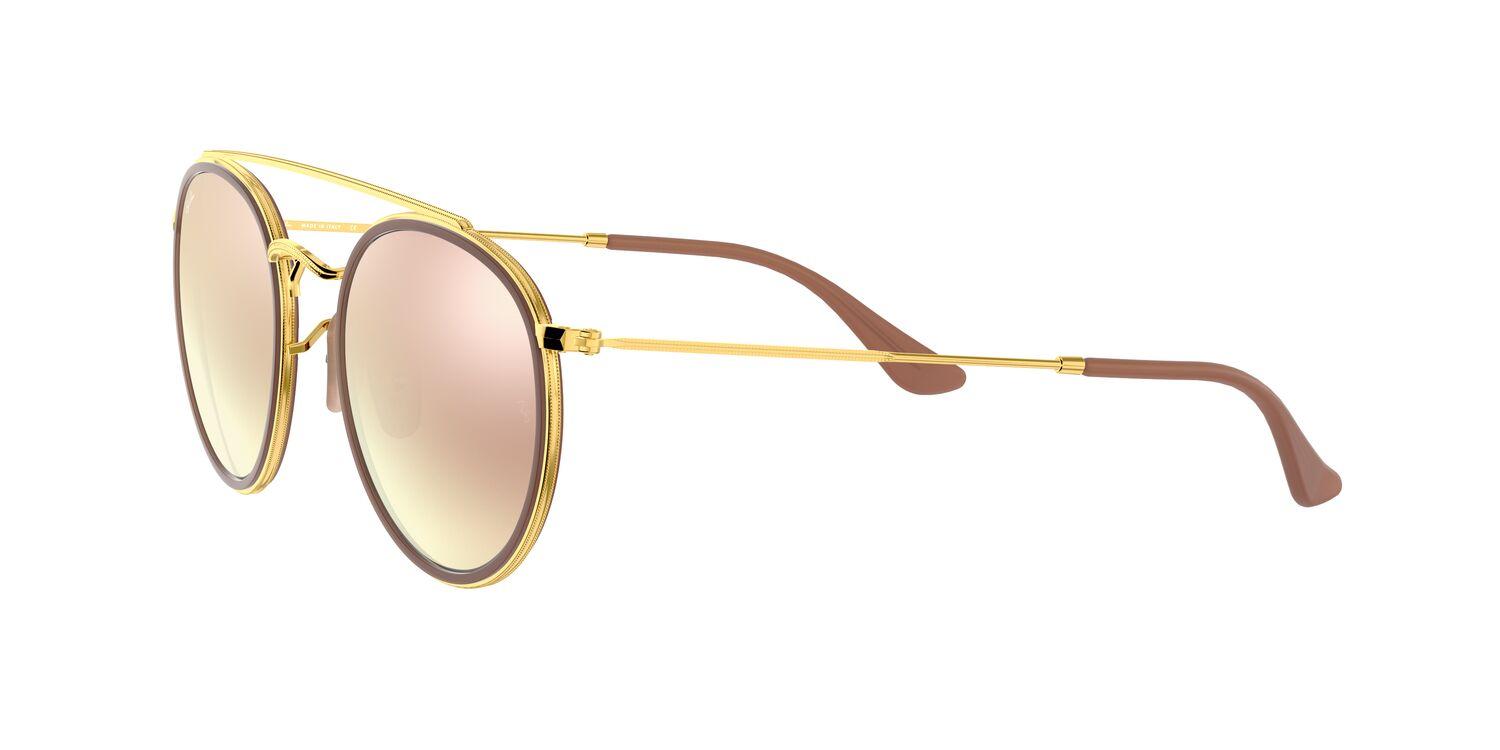 Foto 4 pulgar | Lentes De Sol Dorado Ray-ban