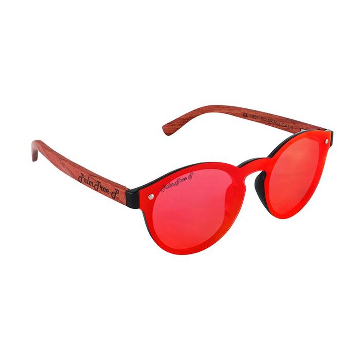 Foto 2 pulgar | Gafas Para Sol De Madera  Palmtree  Mxbpz-005  Color Rojo