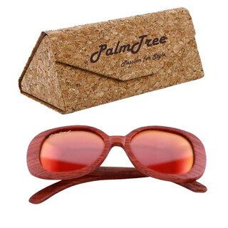 Foto 1 | Lente Con Madera De Bambú Palmtree Mxazp-003 Color Rojo
