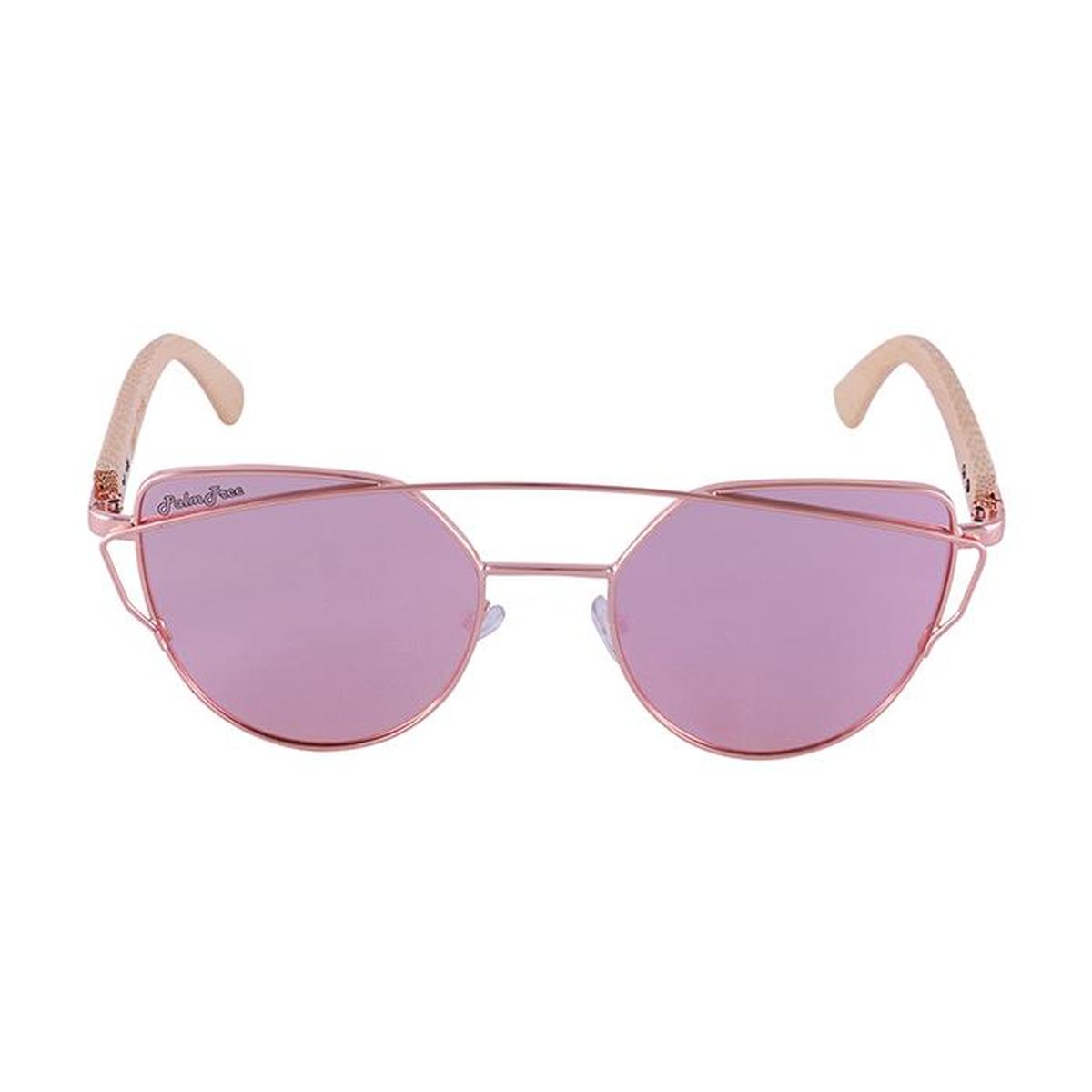 Lentes Con Protección Uv400  Palmtree  Mxsne-007  Color Rosa