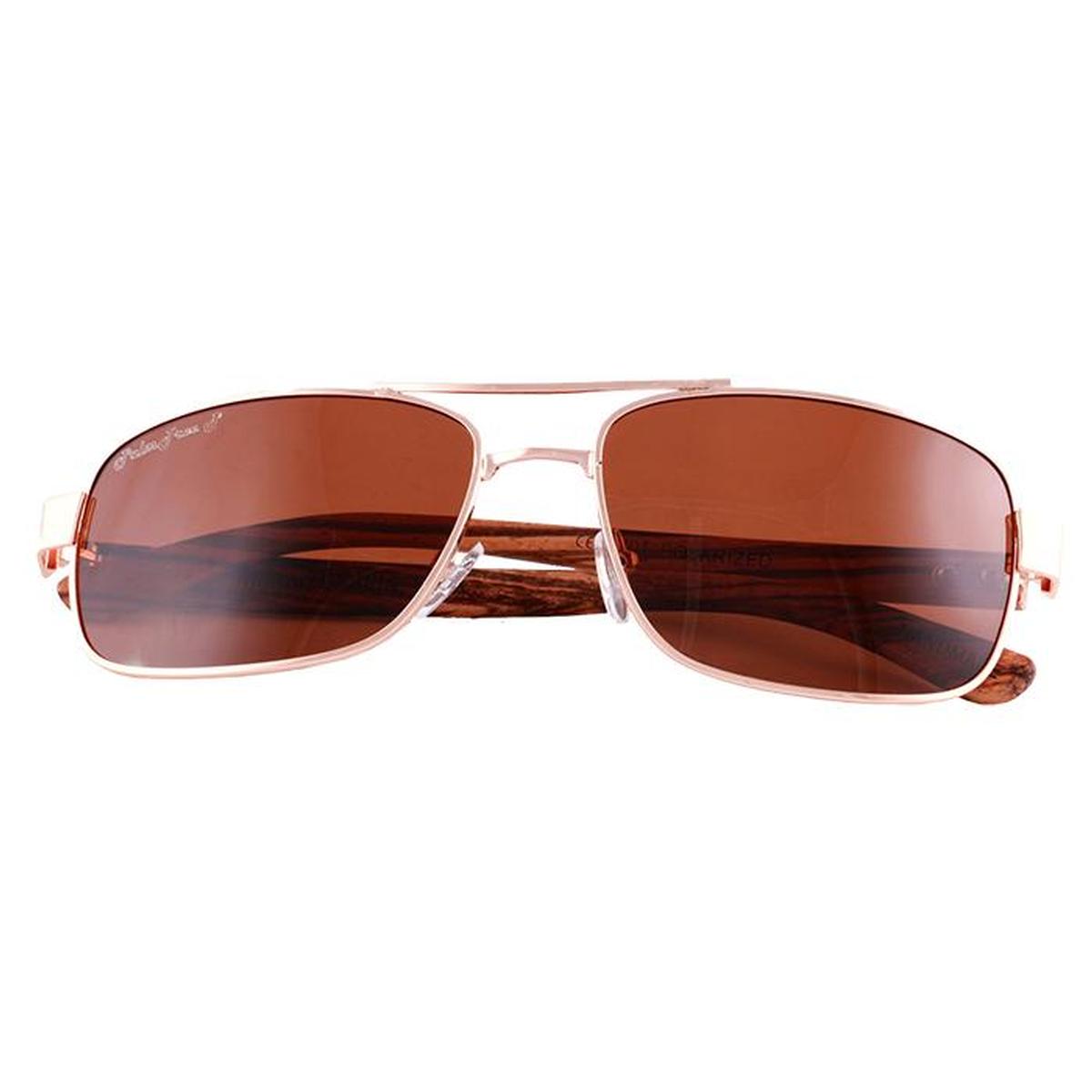 Gafas Para Sol Intense Polarized  Palmtree  Mxinp-002  Color Marrón