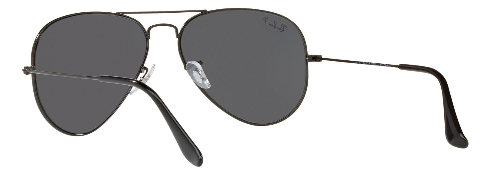 Foto 6 | Lentes De Sol Aviator Negro Polarizados Ray-Ban