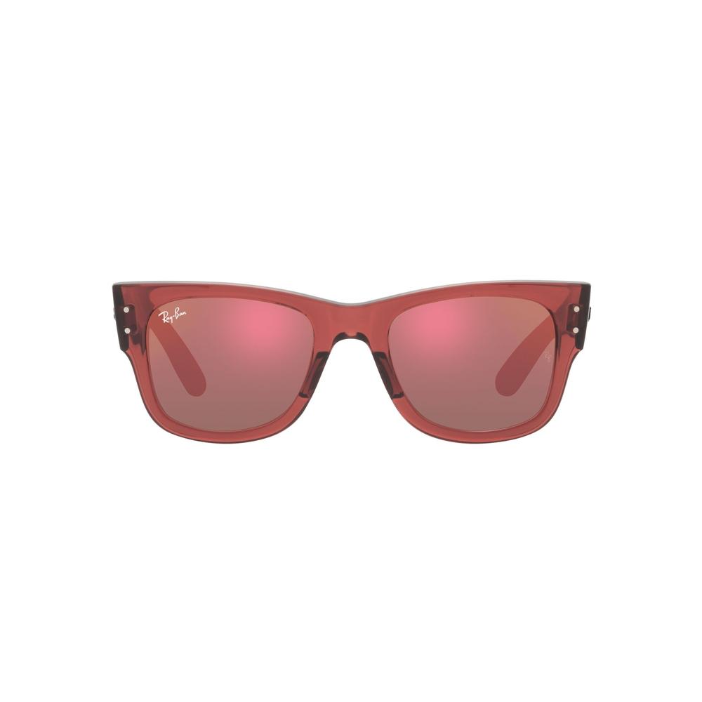 Lentes De Sol Cuadrado Mega Wayfarer Ray Ban color Marrón