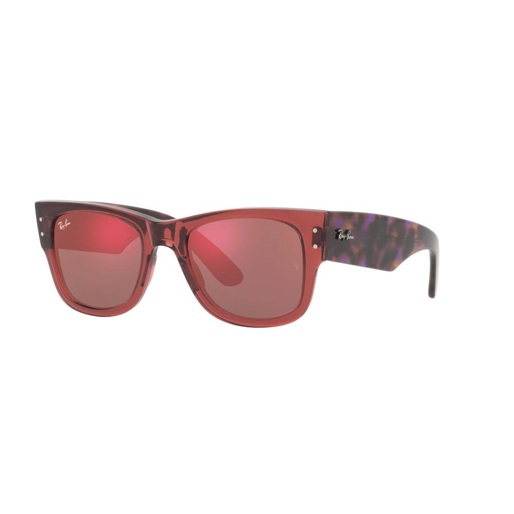 Foto 3 pulgar | Lentes De Sol Cuadrado Mega Wayfarer Ray Ban color Marrón