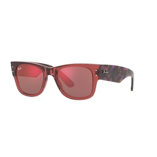 Foto 2 | Lentes De Sol Cuadrado Mega Wayfarer Ray Ban color Marrón