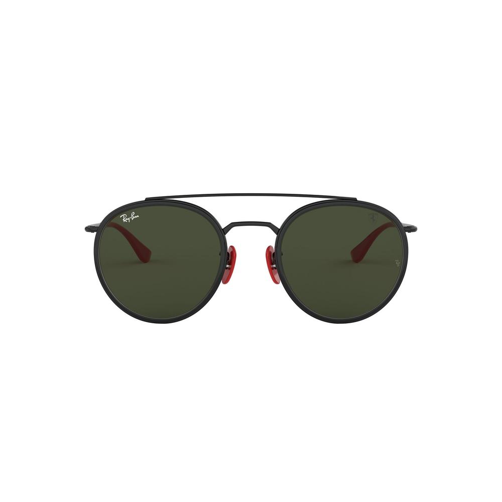 Lentes de Sol Ray Ban Redondo color Negro para Hombre