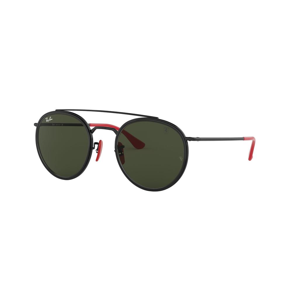 Foto 3 pulgar | Lentes de Sol Ray Ban Redondo color Negro para Hombre