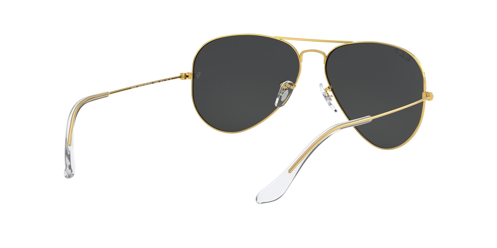 Foto 9 pulgar | Lentes de Sol Ray Ban Aviator Negros Unisex