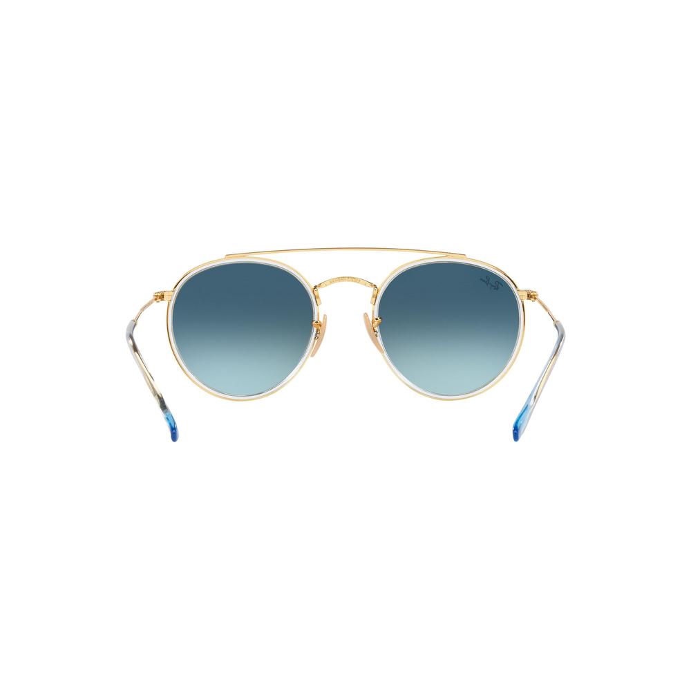 Foto 7 | Lentes de Sol Ray-Ban Round Double Bridge color Azul