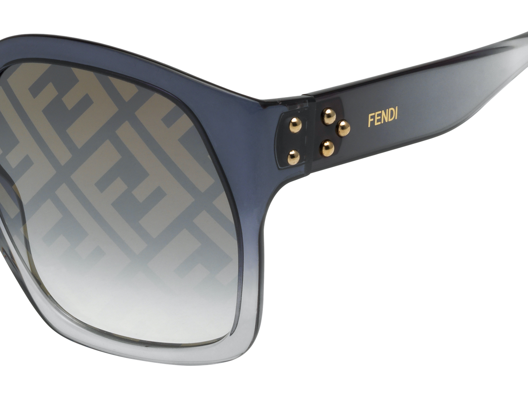 Foto 4 pulgar | Lentes de Sol Fendi KB77Y color Gris