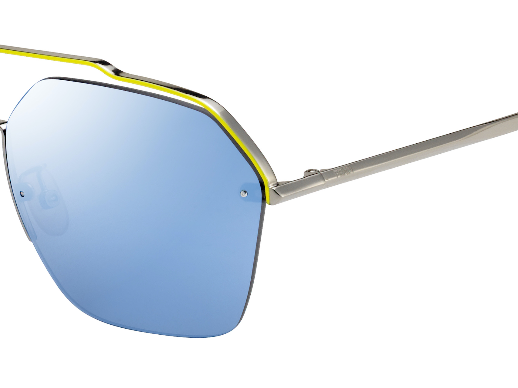 Foto 4 pulgar | Lentes de Sol Fendi Ff M0032/s color Silver Blue