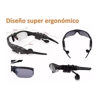 Foto 3 | Lentes de Sol con Audífonos Inalámbricos Belug color Negro