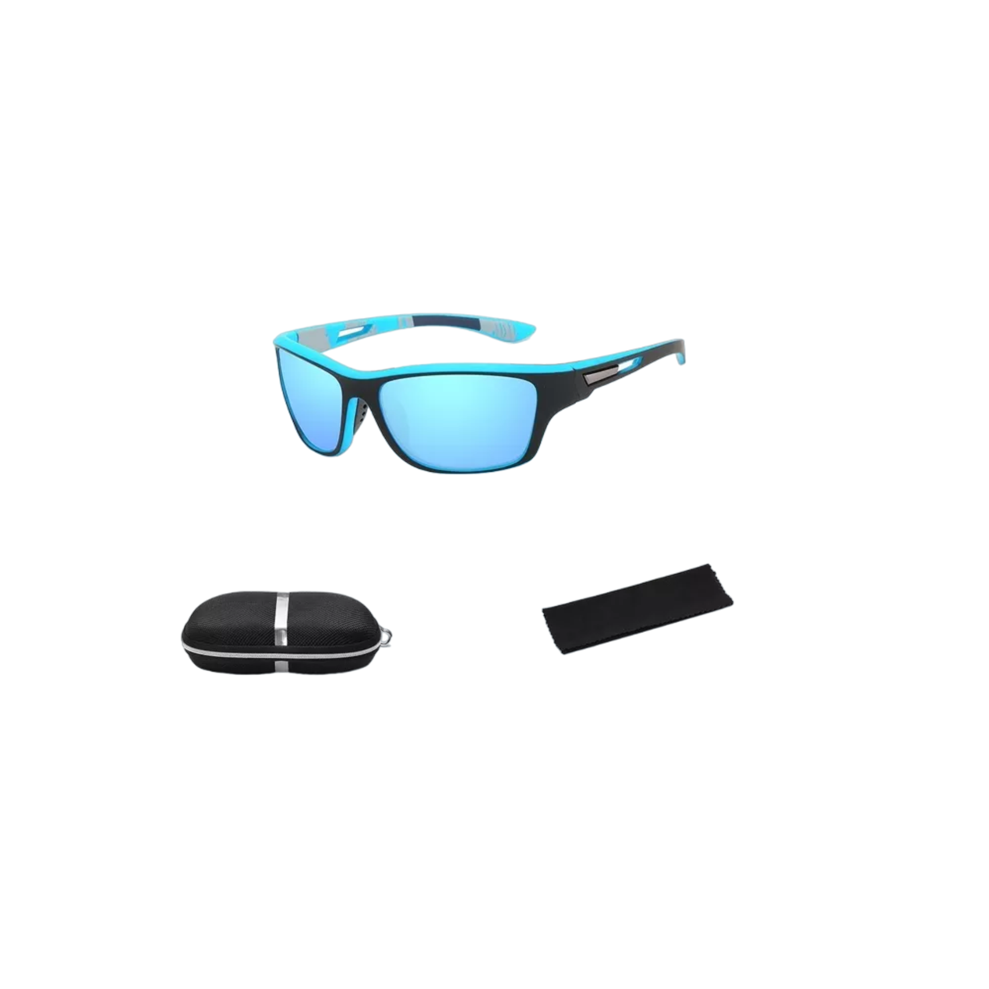 Lentes De Sol Gafas Polarizadas Ciclismo Deportivo De Hombre Azul