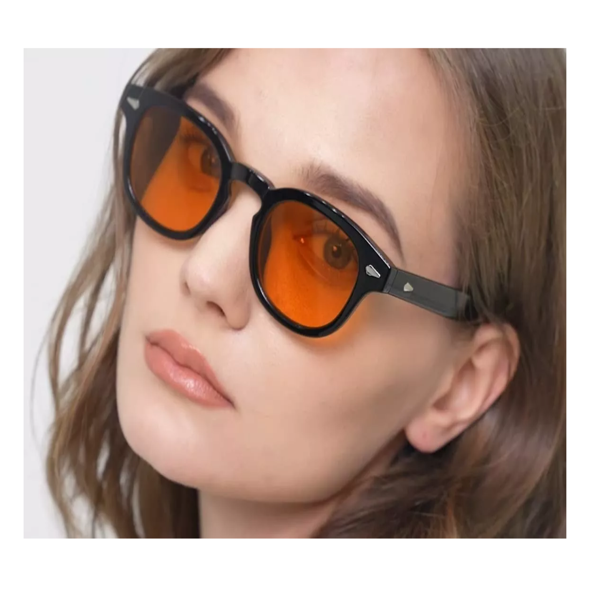 Foto 5 pulgar | Gafas De Sol Con Protección Uv400, Naranja