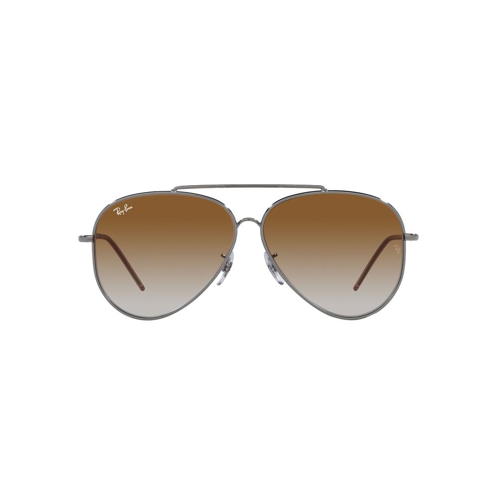 Foto 2 pulgar | Lentes De Sol Aviator Reverse Marrón Ray-ban