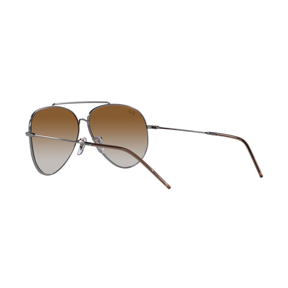 Foto 6 pulgar | Lentes De Sol Aviator Reverse Marrón Ray-ban