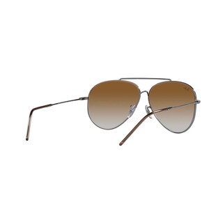 Foto 8 | Lentes De Sol Aviator Reverse Marrón Ray-ban