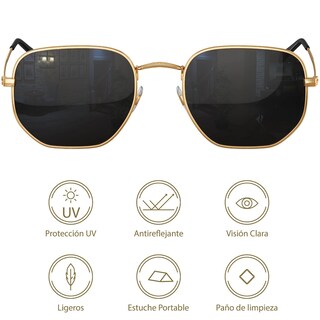 Foto 2 | Lentes De Sol Unisex Con Estuche Portable Hypson