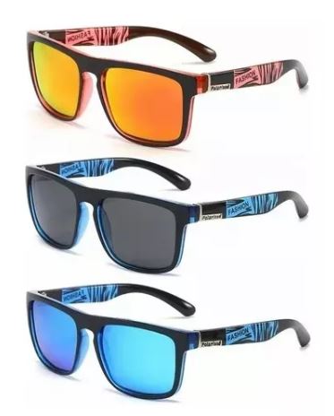 Set de 3 Gafas de Sol Polarizadas UV400 para Hombres y Mujeres $606