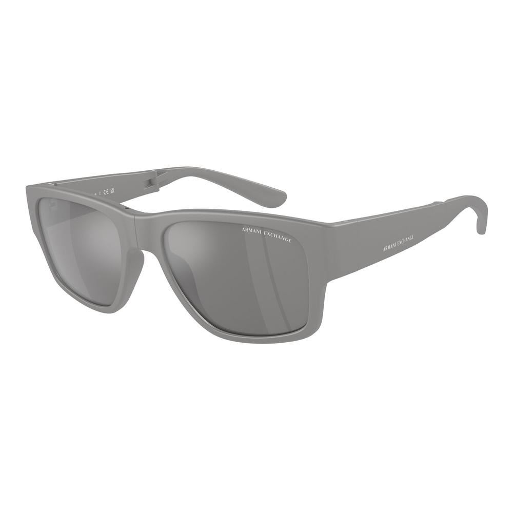 Lentes de Sol Armani Exchange Ax4141su Gris Espejado y Plateado