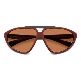 Foto 4 | Lentes De Sol Polaroid Unisex Pld 2151/s Burgundy