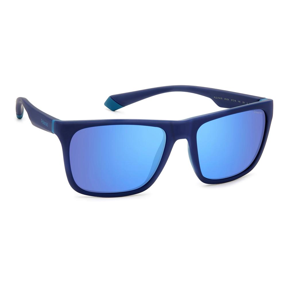 Foto 2 | Lentes De Sol Polaroid Unisex Pld 2141/s Azul