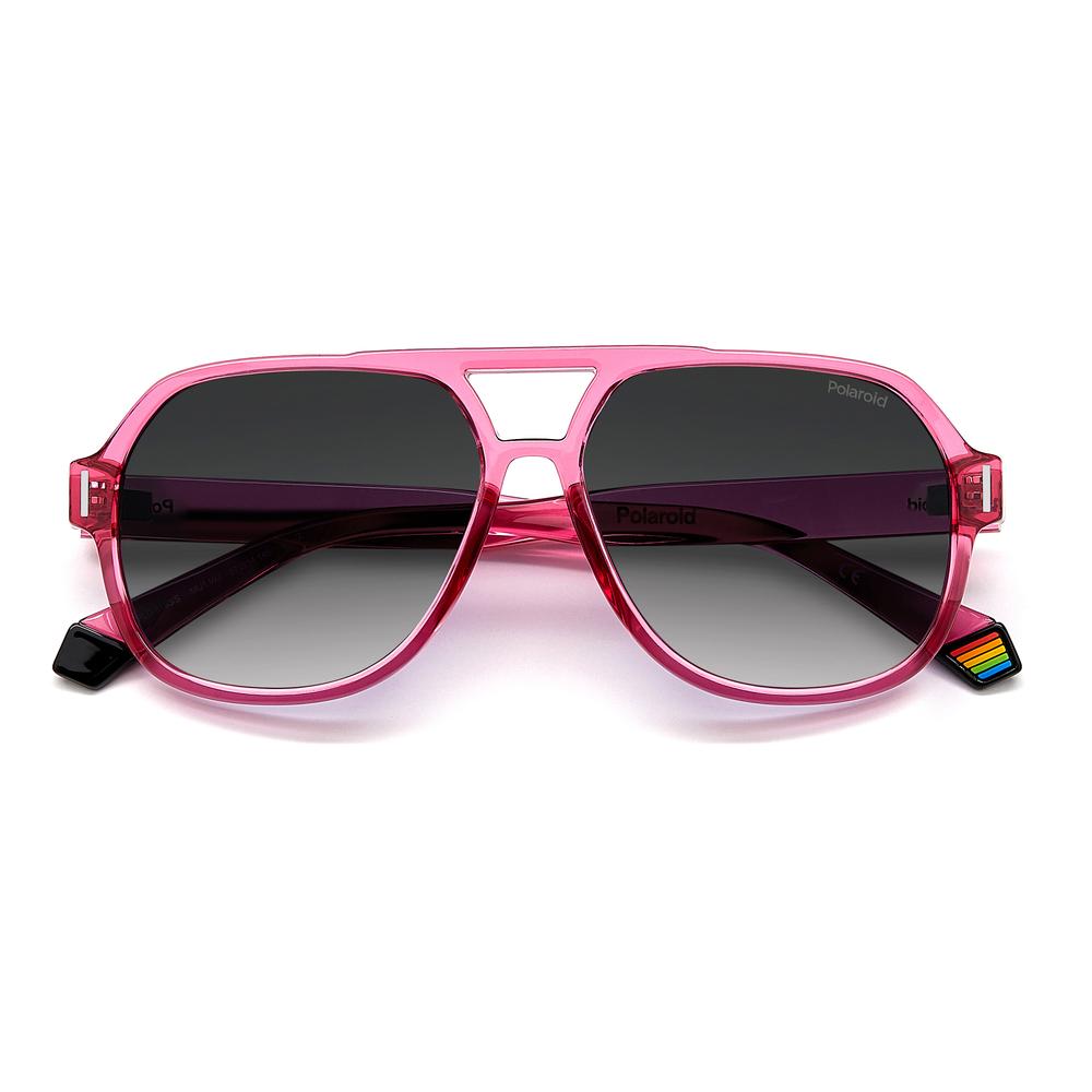 Foto 5 pulgar | Lentes De Sol Polaroid Unisex Pld 6193/s Rosa