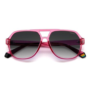 Foto 4 | Lentes De Sol Polaroid Unisex Pld 6193/s Rosa