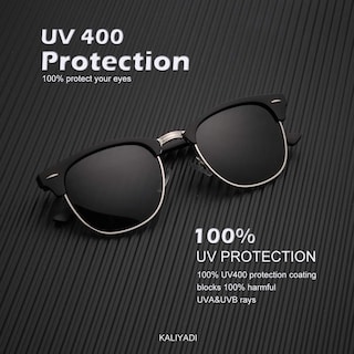 Foto 4 | Lentes de Sol Kaliyadi Negros 2 Piezas Unisex-Venta Internacional