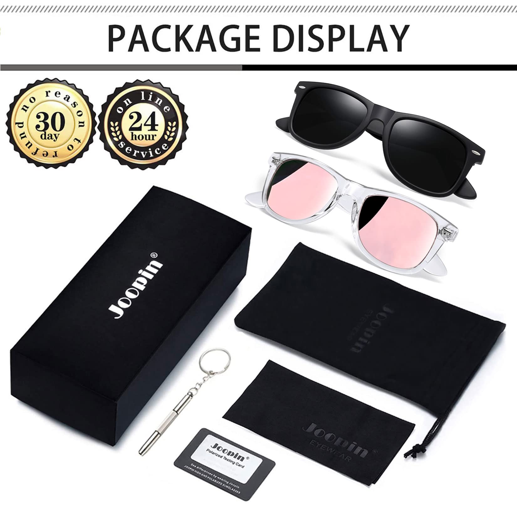 Foto 6 | Lentes de Sol Joopin 2 Piezas Unisex-Venta Internacional