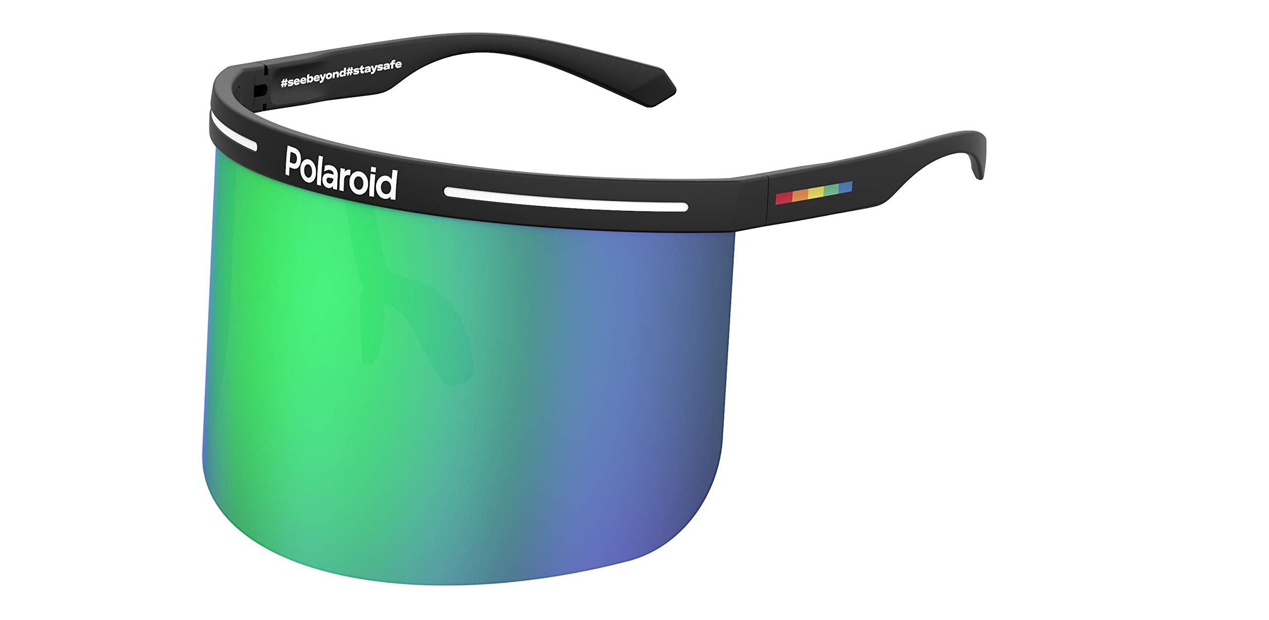 Gafas De Sol Polaroid Pld 7038/s Special Shape Negro Verde - Venta Internacional.