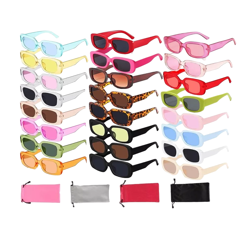 Lentes De Sol Para Mujer Y Hombre 24 Piezas Gafas Colores