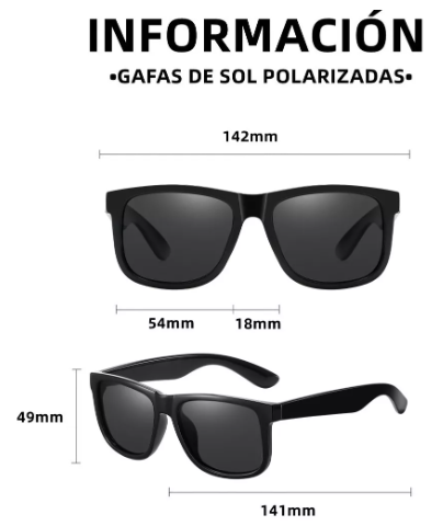 Foto 3 pulgar | 2pcs Lentes De Sol Hombre Mujer Polarizadas Wünd Protección Uv400