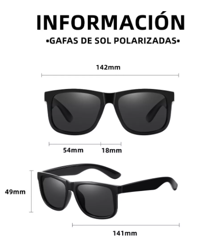 Foto 5 pulgar | 2pcs Lentes De Sol Wünd  Hombre Mujer Polarizadas Protección Uv400