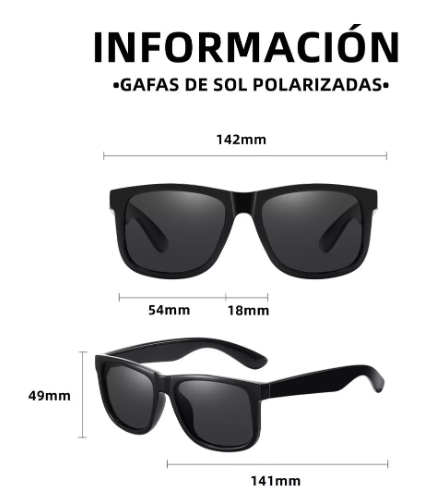 Foto 4 pulgar | 2pcs Lentes De Sol Wünd  Hombre Mujer Polarizadas Protección Uv400