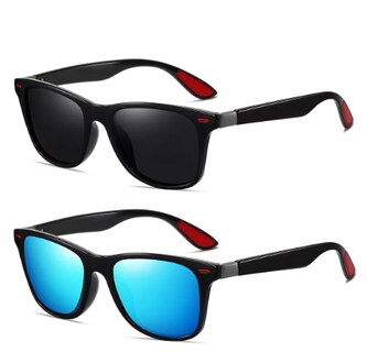 Foto 1 | (2 Unidades) Lentes De Sol Polarizadas Wünd Unisex Color De La Lente Black/blue 2 Pack Color Del Armazón Negro
