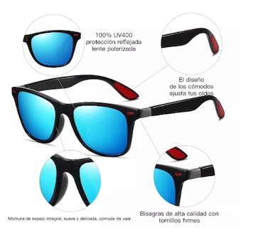 Foto 4 | (2 Unidades) Lentes De Sol Polarizadas Wünd Unisex Color De La Lente Black/blue 2 Pack Color Del Armazón Negro