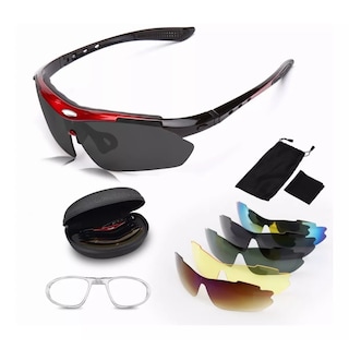 Foto 2 | Lentes De Sol Polarizadas Deportivas Para Ciclismo Eo Safe Imports Esi-15788 Negro