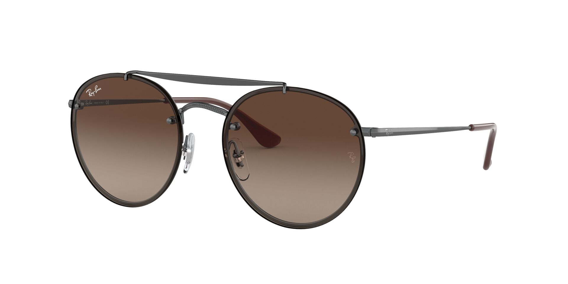 Foto 3 pulgar | Lente De Sol Ray-ban Rb3614n Blaze Round Doublebridge