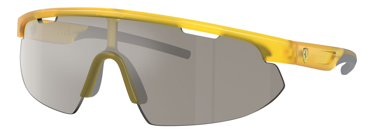 Lentes De Sol Fz6004u Plateado Espejado Ferrari Scuderia