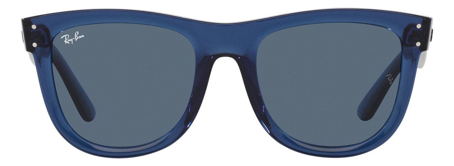 Lentes De Sol Wayfarer Reverse Azul Ray-ban