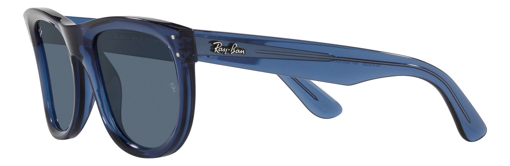 Foto 4 pulgar | Lentes De Sol Wayfarer Reverse Azul Ray-ban